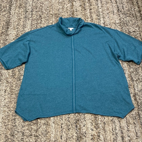 Pure J Jill turtleneck drop shoulder oversize top size 2X - Picture 1 of 9